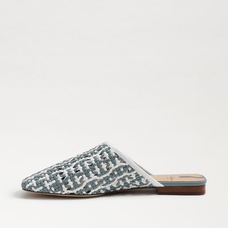 Sam Edelman Leona Mule-Bright White Woven