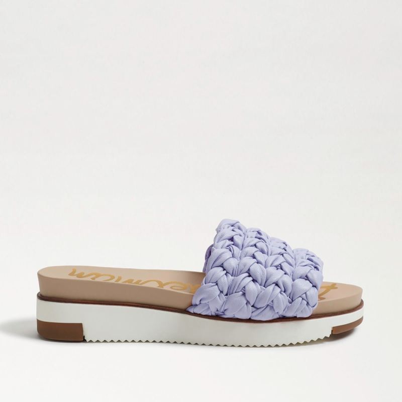 Sam Edelman Ainslie Braided Slide Sandal-Misty Lilac