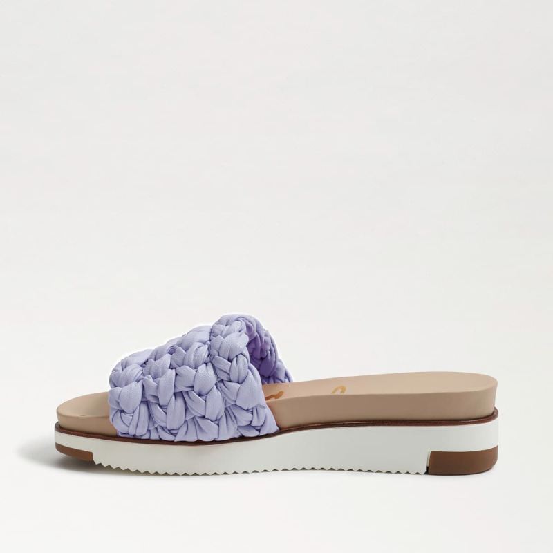 Sam Edelman Ainslie Braided Slide Sandal-Misty Lilac