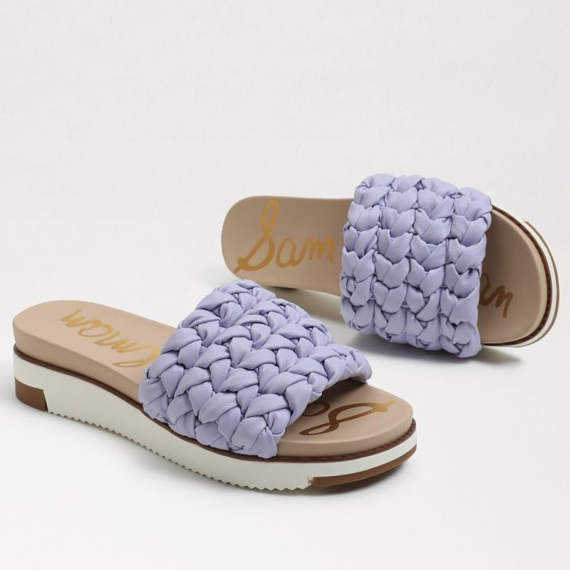 Sam Edelman Ainslie Braided Slide Sandal-Misty Lilac