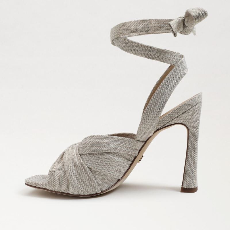 Sam Edelman Lenora Heeled Sandal-Natural Linen