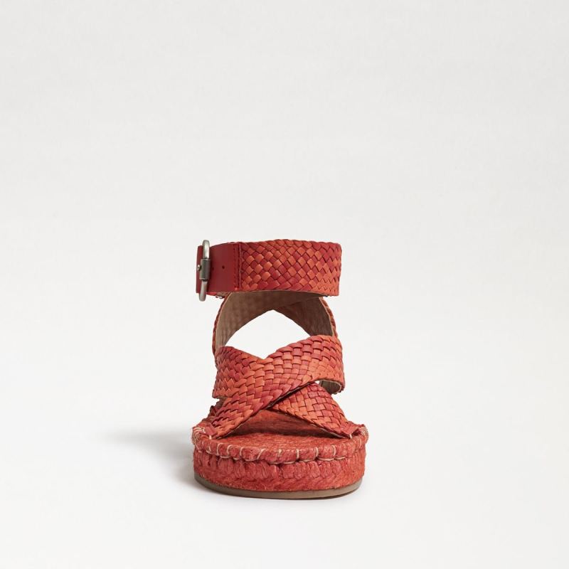 Sam Edelman Dakota Platform Sandal-Bright Poppy