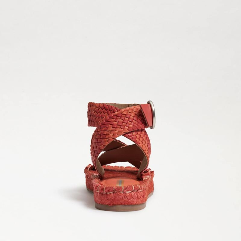 Sam Edelman Dakota Platform Sandal-Bright Poppy