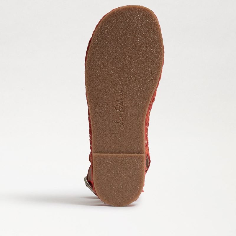 Sam Edelman Dakota Platform Sandal-Bright Poppy