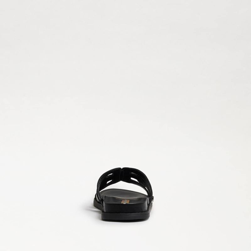 Sam Edelman Valeri Kids Slide Sandal-Black Leather