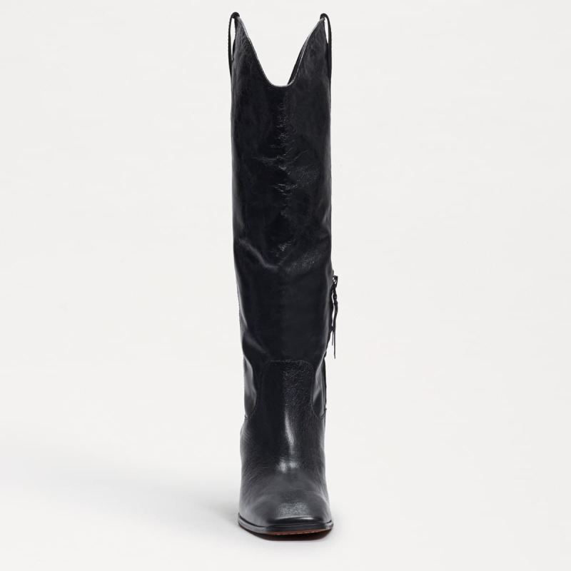 Sam Edelman Britten Western Boot-Black Leather [Samedelman33AaMuEq ...