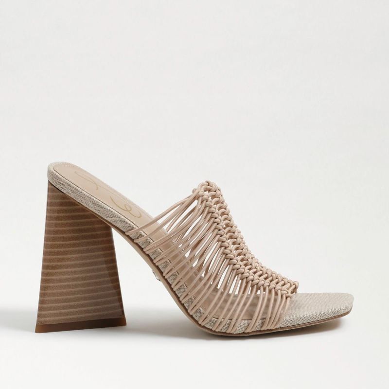 Sam Edelman Laurette Block Heel Mule-Almond