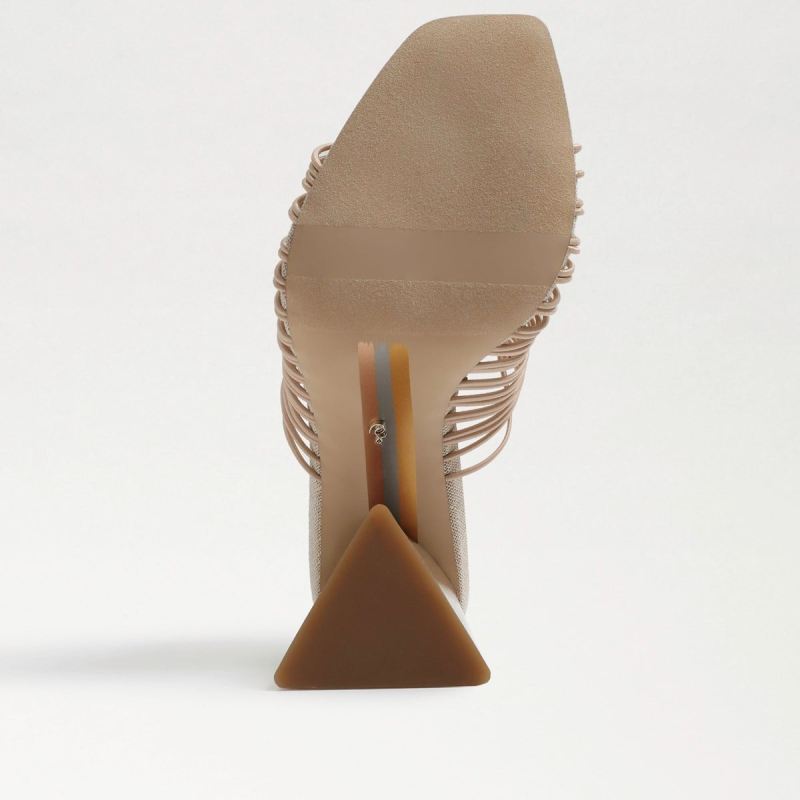 Sam Edelman Laurette Block Heel Mule-Almond