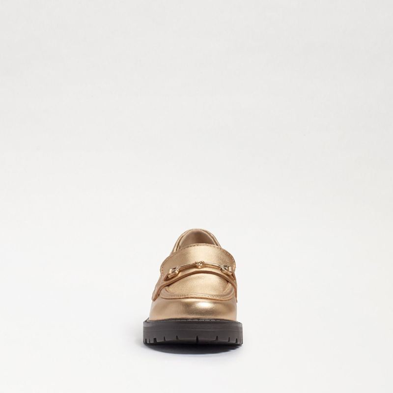 Sam Edelman Tully Kids Loafer-Gold Leaf Leather