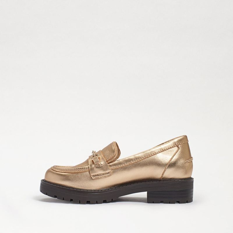 Sam Edelman Tully Kids Loafer-Gold Leaf Leather