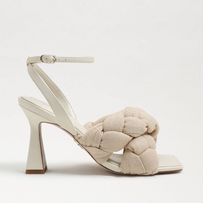 Sam Edelman Courtney Strappy Sandal-Summer Sand Linen/Leather