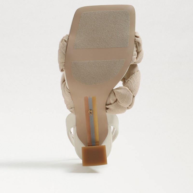 Sam Edelman Courtney Strappy Sandal-Summer Sand Linen/Leather