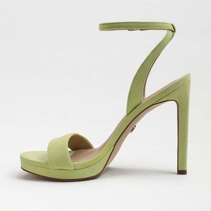 Sam Edelman Jade Ankle Strap Heel-Kiwi Suede