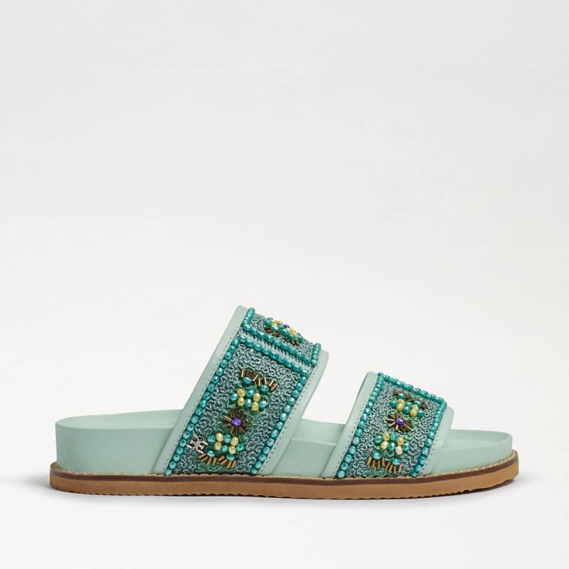 Sam Edelman Otto Embezzled Slide Sandal-Mint