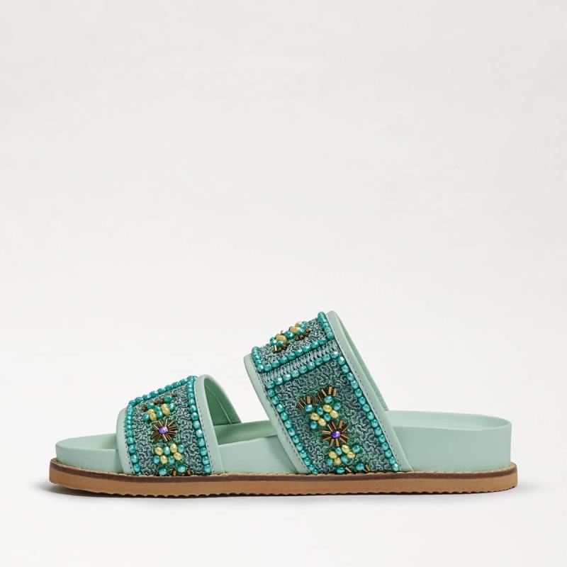 Sam Edelman Otto Embezzled Slide Sandal-Mint