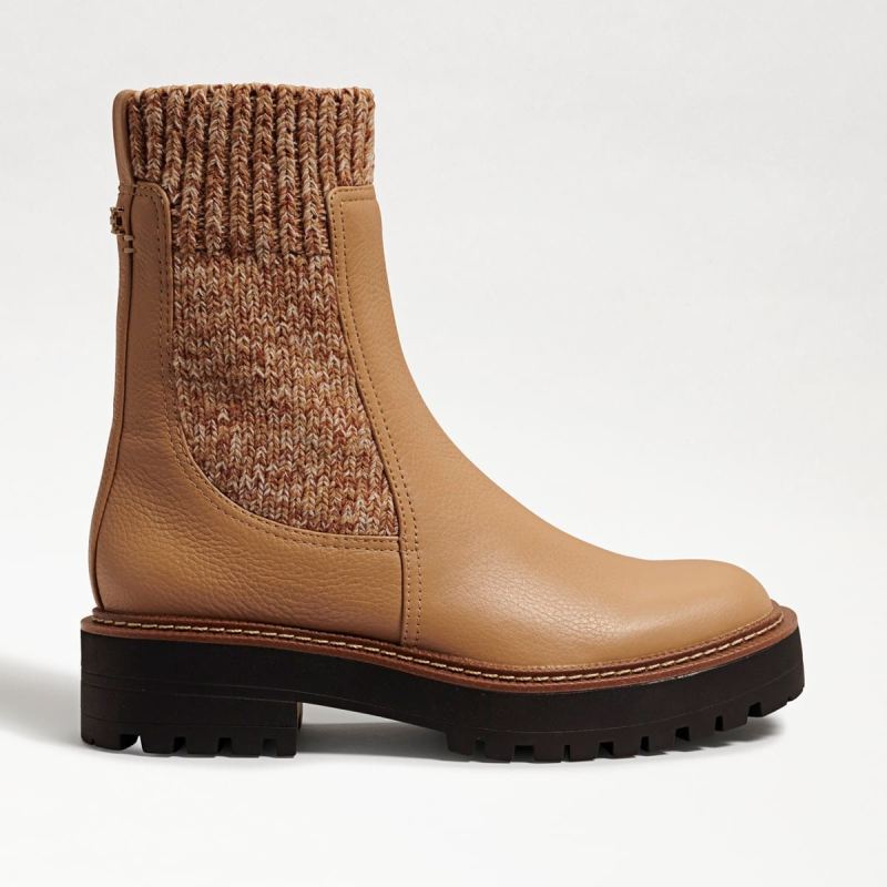 Sam Edelman Laguna Knit Chelsea Boot-Sesame