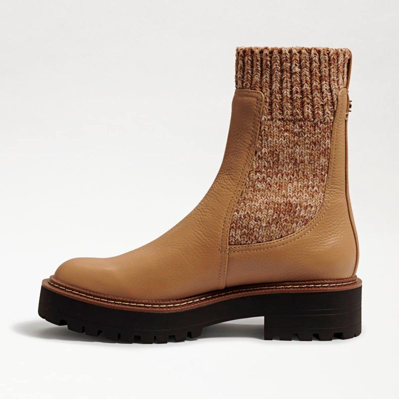 Sam Edelman Laguna Knit Chelsea Boot-Sesame