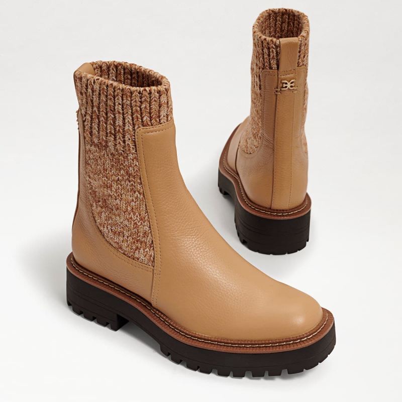 Sam Edelman Laguna Knit Chelsea Boot-Sesame