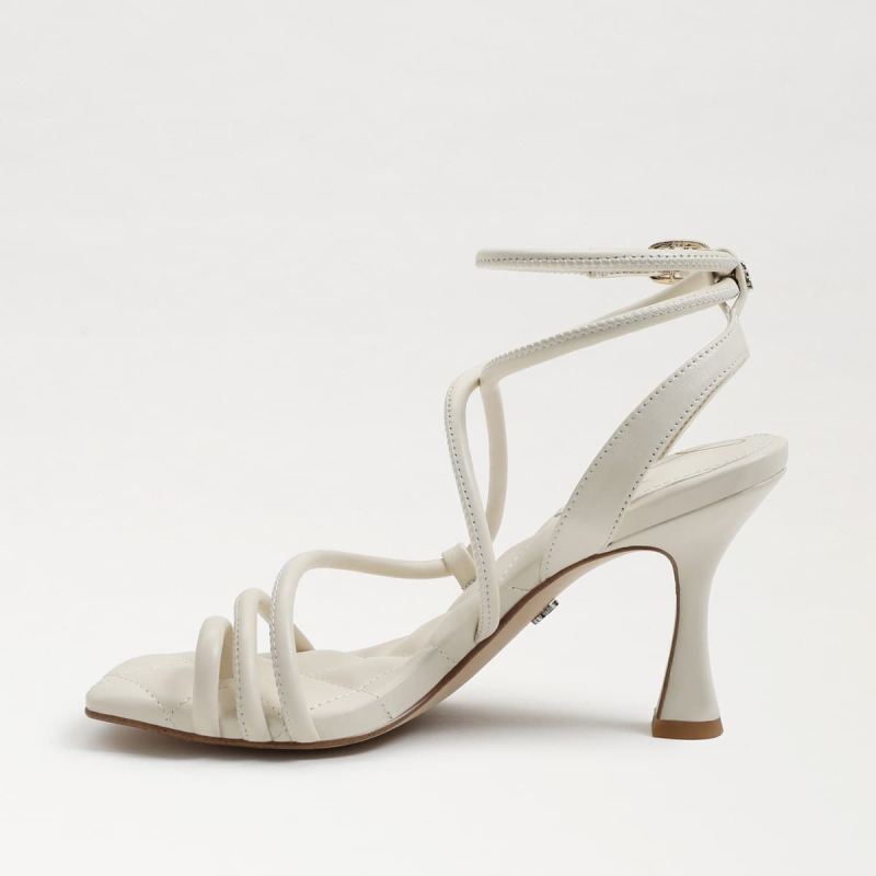 Sam Edelman Maven Strappy Padded Heel-Modern Ivory Leather