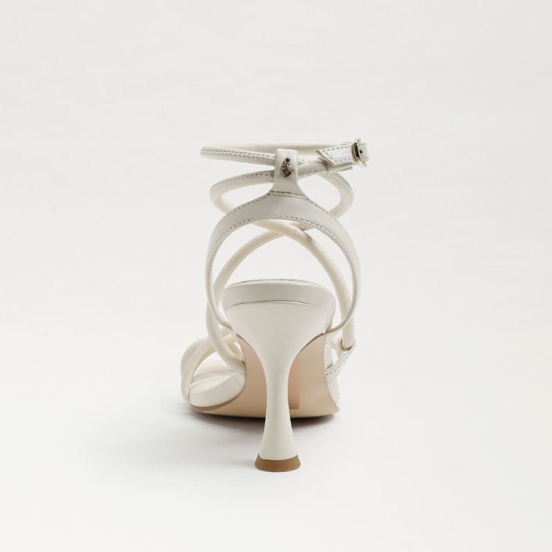 Sam Edelman Maven Strappy Padded Heel-Modern Ivory Leather
