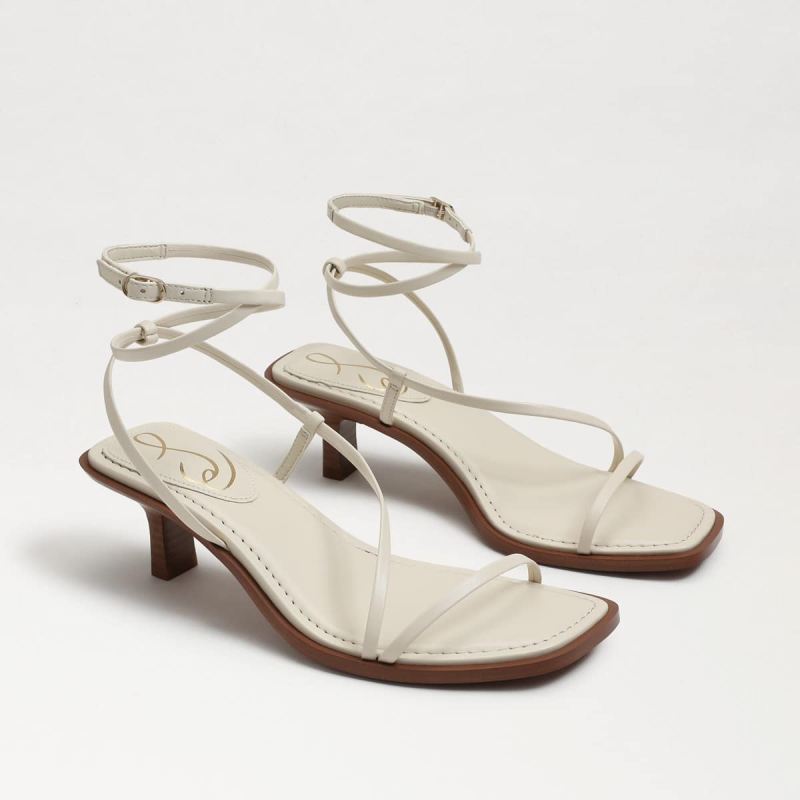 Sam Edelman Dominique Strappy Heel-Modern Ivory Leather