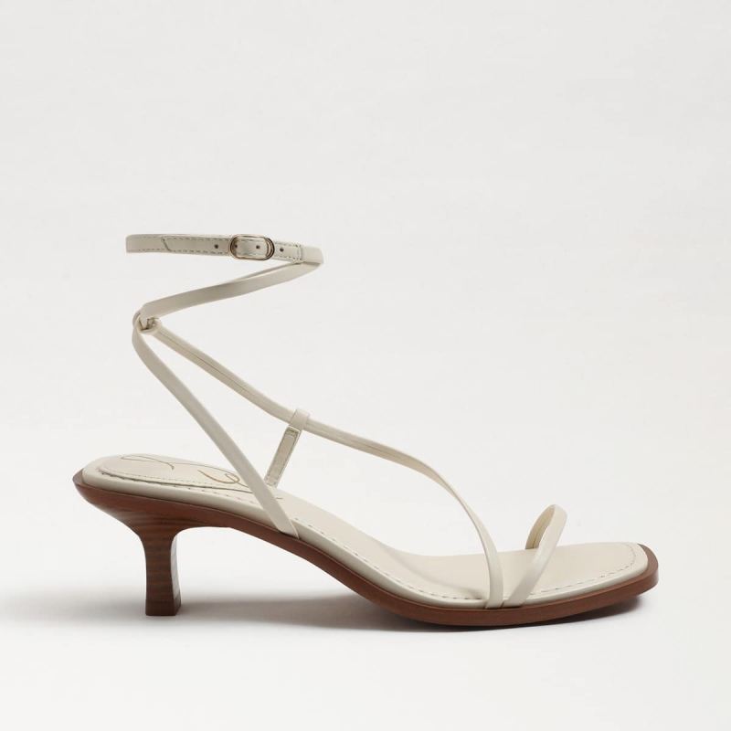 Sam Edelman Dominique Strappy Heel-Modern Ivory Leather