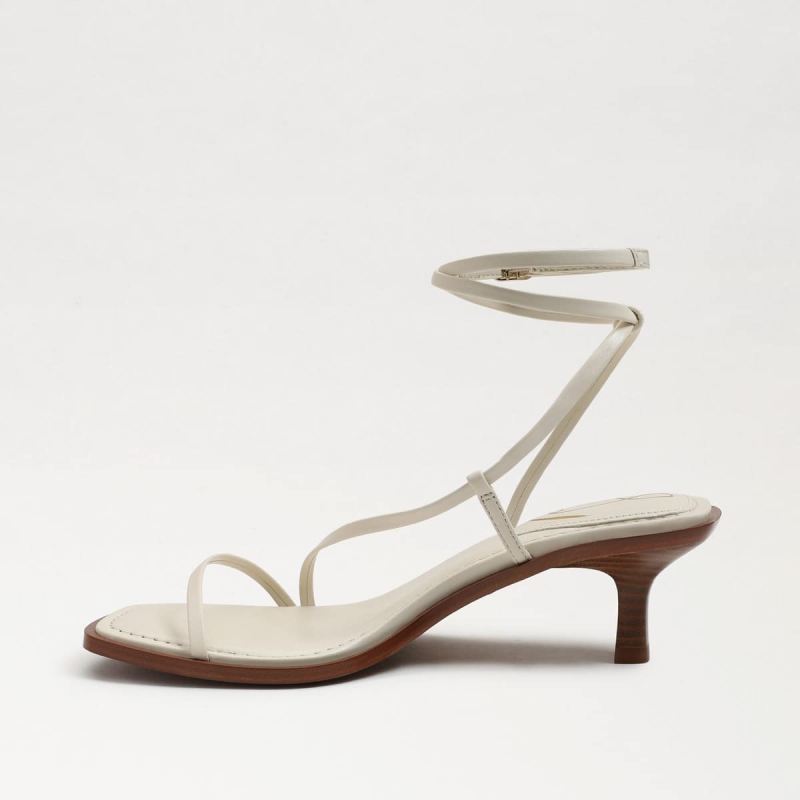 Sam Edelman Dominique Strappy Heel-Modern Ivory Leather