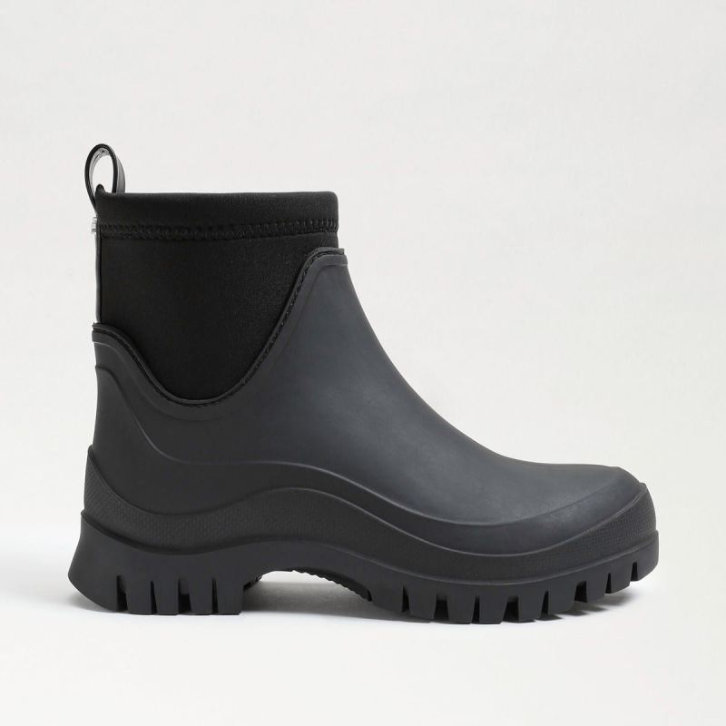 Sam Edelman Louisa Rubber Rain Boot-Black