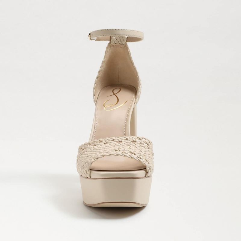 Sam Edelman Nattie Platform Heel Sandal-Summer Sand Leather