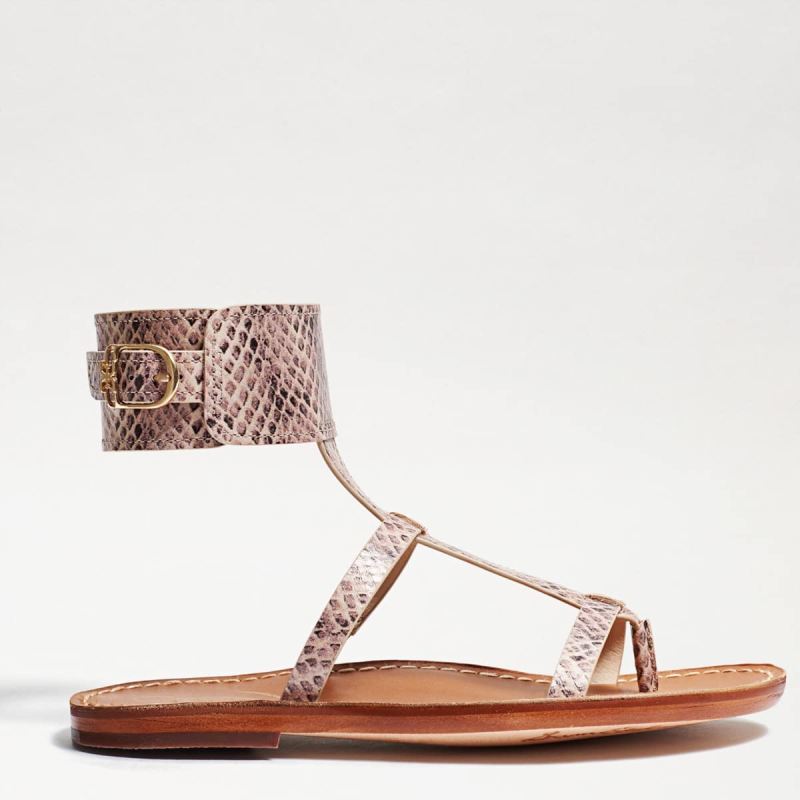 Sam Edelman Mollie Gladiator Sandal-Sesame Snake