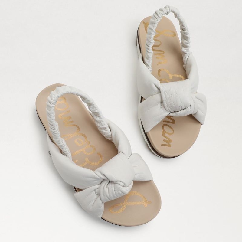 Sam Edelman Adaley Kids Sandal-Bright White Leather