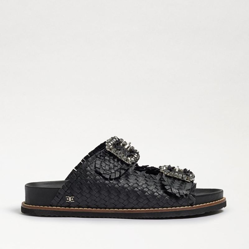 Sam Edelman Oaklyn Embezzled Slide Sandal-Black