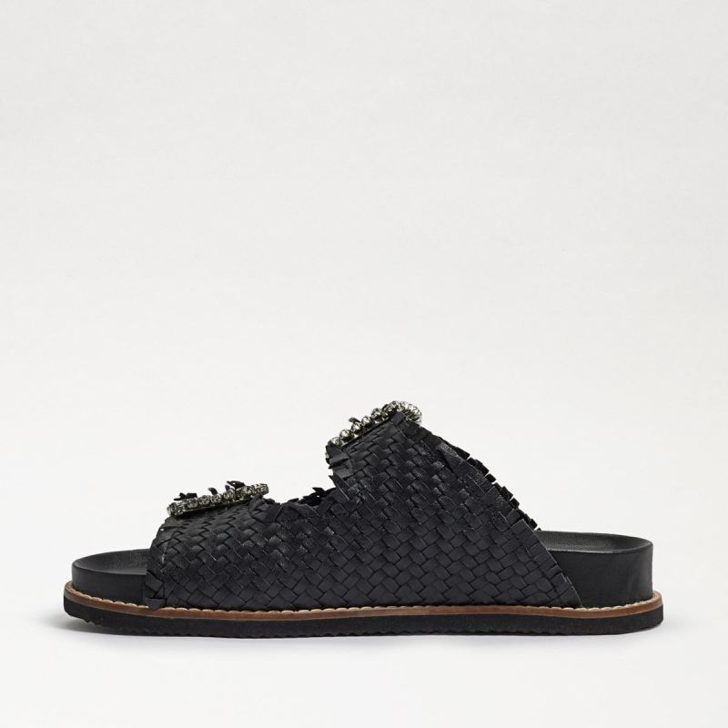 Sam Edelman Oaklyn Embezzled Slide Sandal-Black