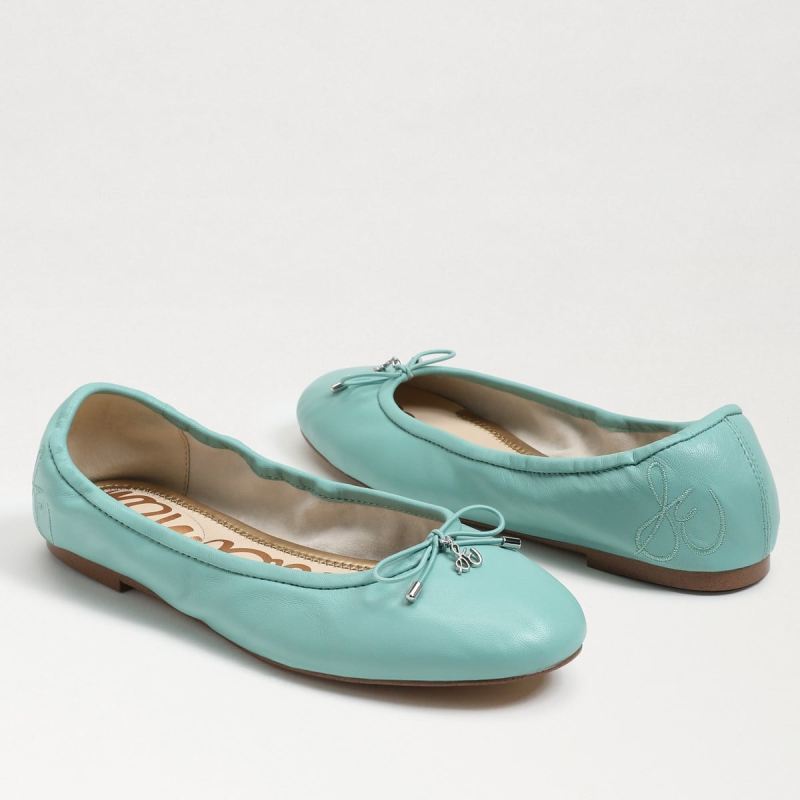 Sam Edelman Felicia Ballet Flat-Rio Blue Leather