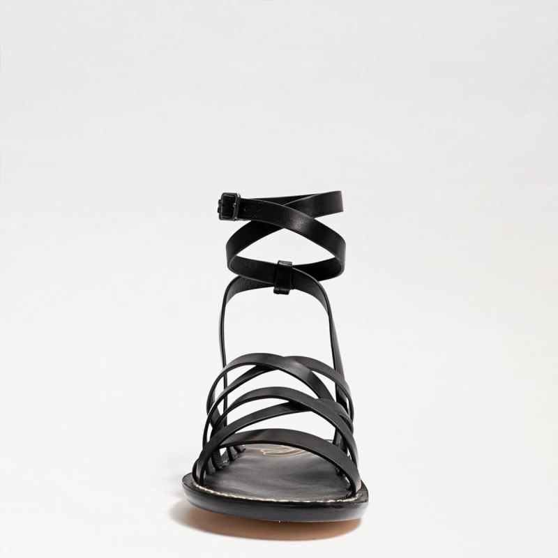 Sam Edelman Meriai Gladiator Sandal-Black Leather
