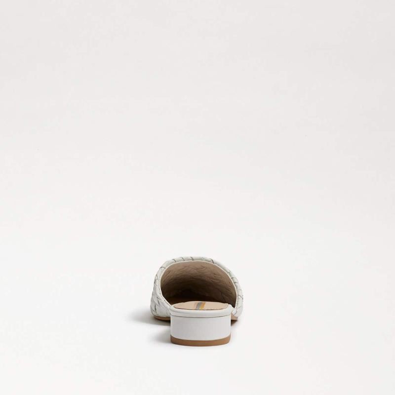Sam Edelman Page Mule-Bright White Leather