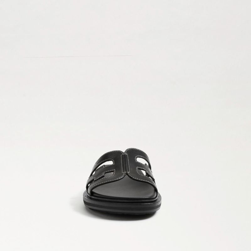 Sam Edelman Valeri Slide Sandal-Black Leather