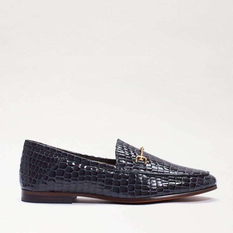 Sam Edelman Loraine Bit Loafer-Graphite Blue Croc