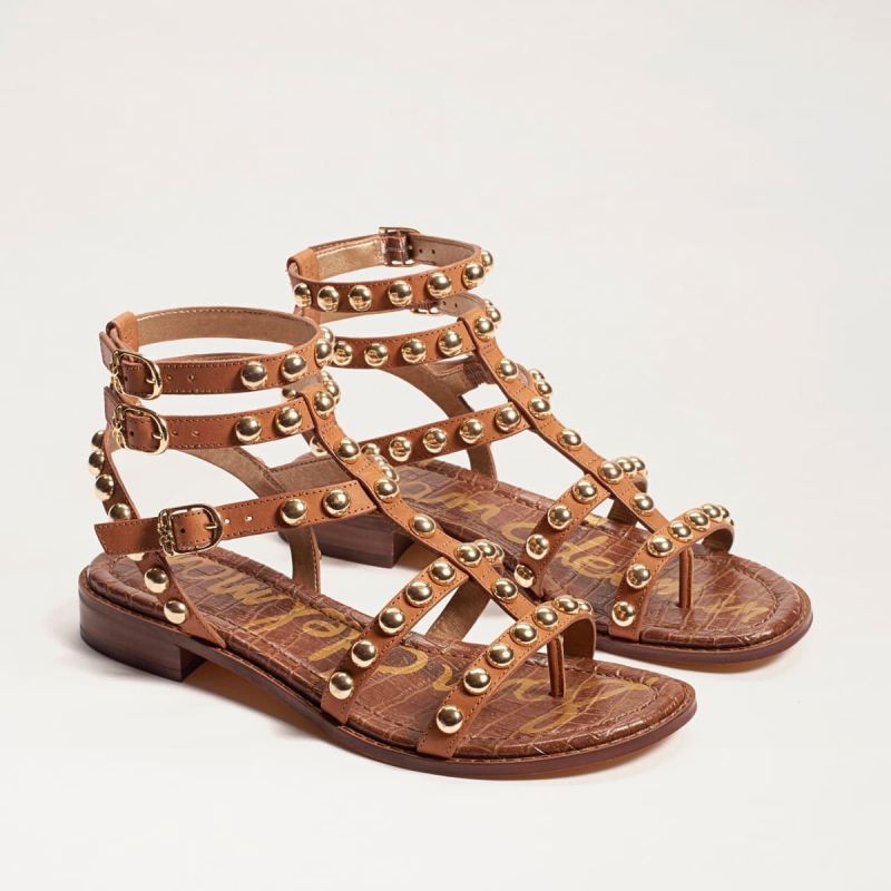 Sam Edelman Eavan Studded Gladiator Sandal-Spiced Clay