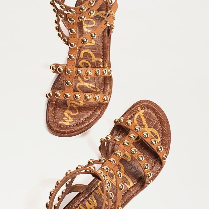 Sam Edelman Eavan Studded Gladiator Sandal-Spiced Clay