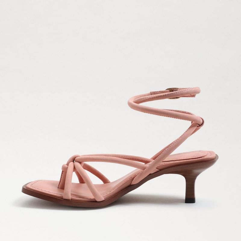 Sam Edelman Dia Strappy Kitten Heel-Canyon Clay Leather