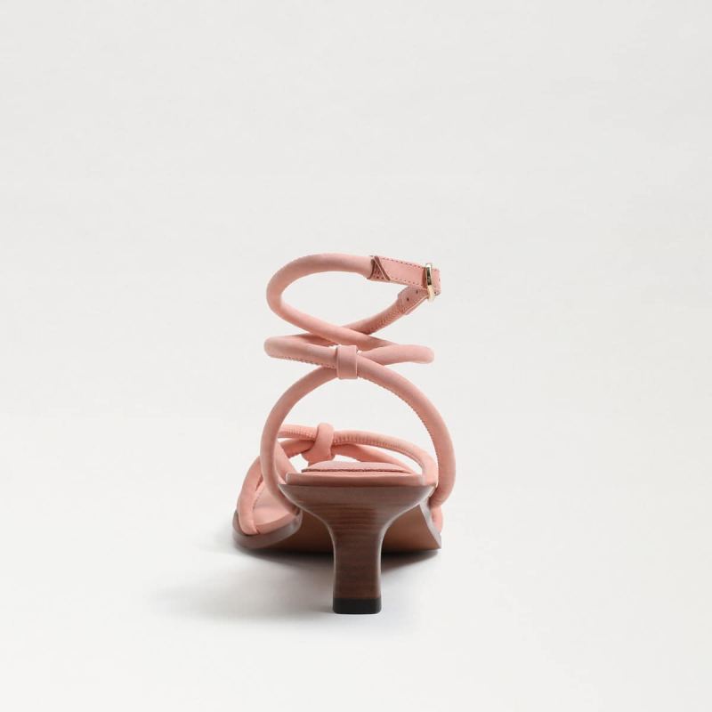 Sam Edelman Dia Strappy Kitten Heel-Canyon Clay Leather