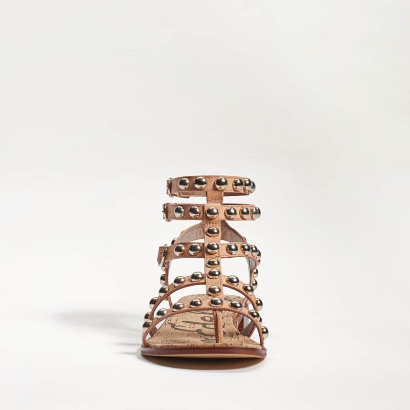 Sam Edelman Eavan Studded Gladiator Sandal-Natural Sand