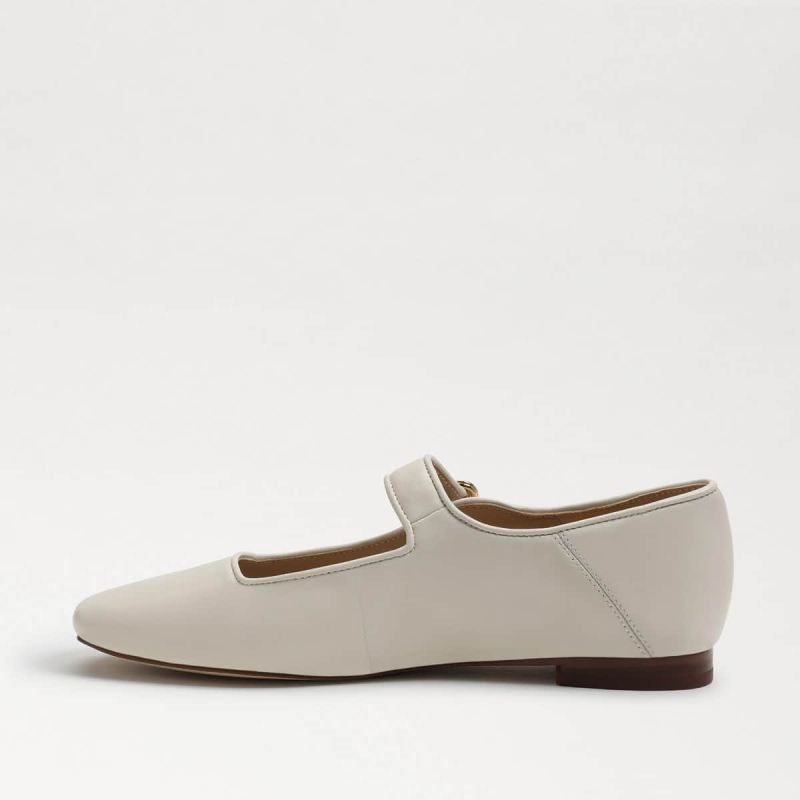Sam Edelman Michaela Mary Jane Flat-Modern Ivory
