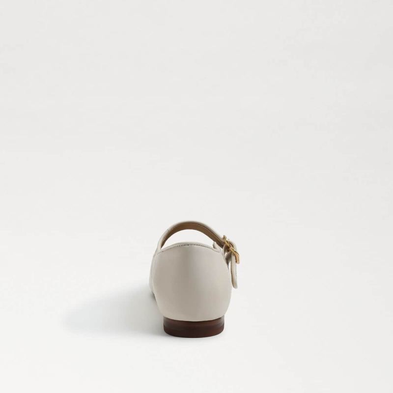 Sam Edelman Michaela Mary Jane Flat-Modern Ivory