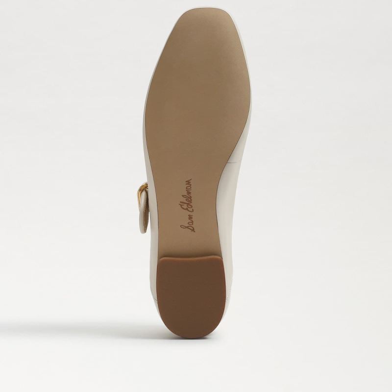 Sam Edelman Michaela Mary Jane Flat-Modern Ivory