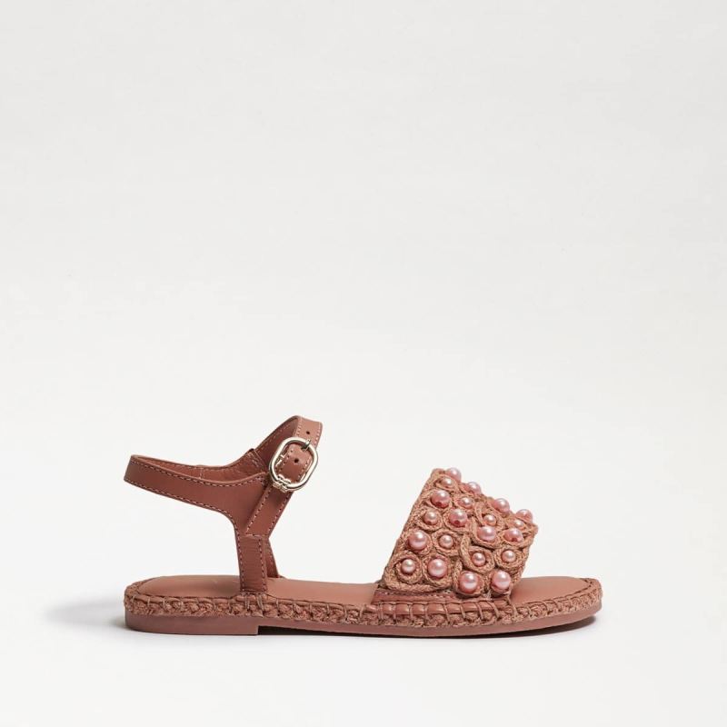 Sam Edelman Holly Kids Sandal-Rose Linen