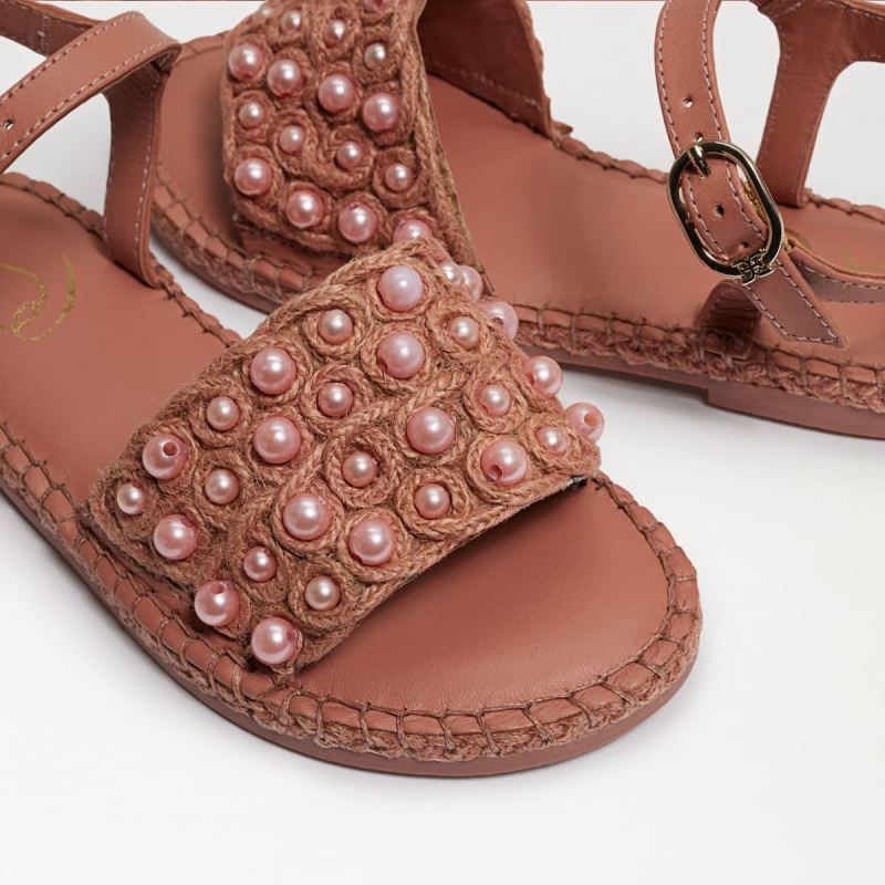 Sam Edelman Holly Kids Sandal-Rose Linen