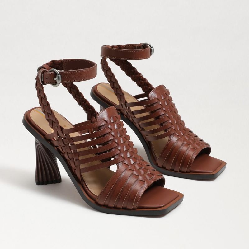 Sam Edelman Holland Heel-Dk Bourbon Leather