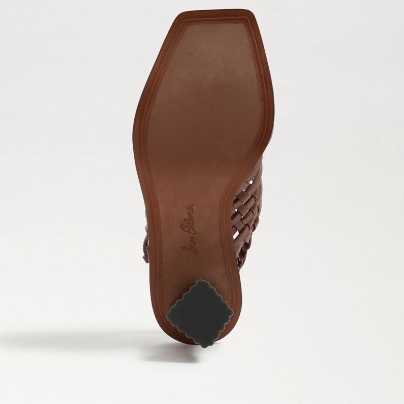 Sam Edelman Holland Heel-Dk Bourbon Leather